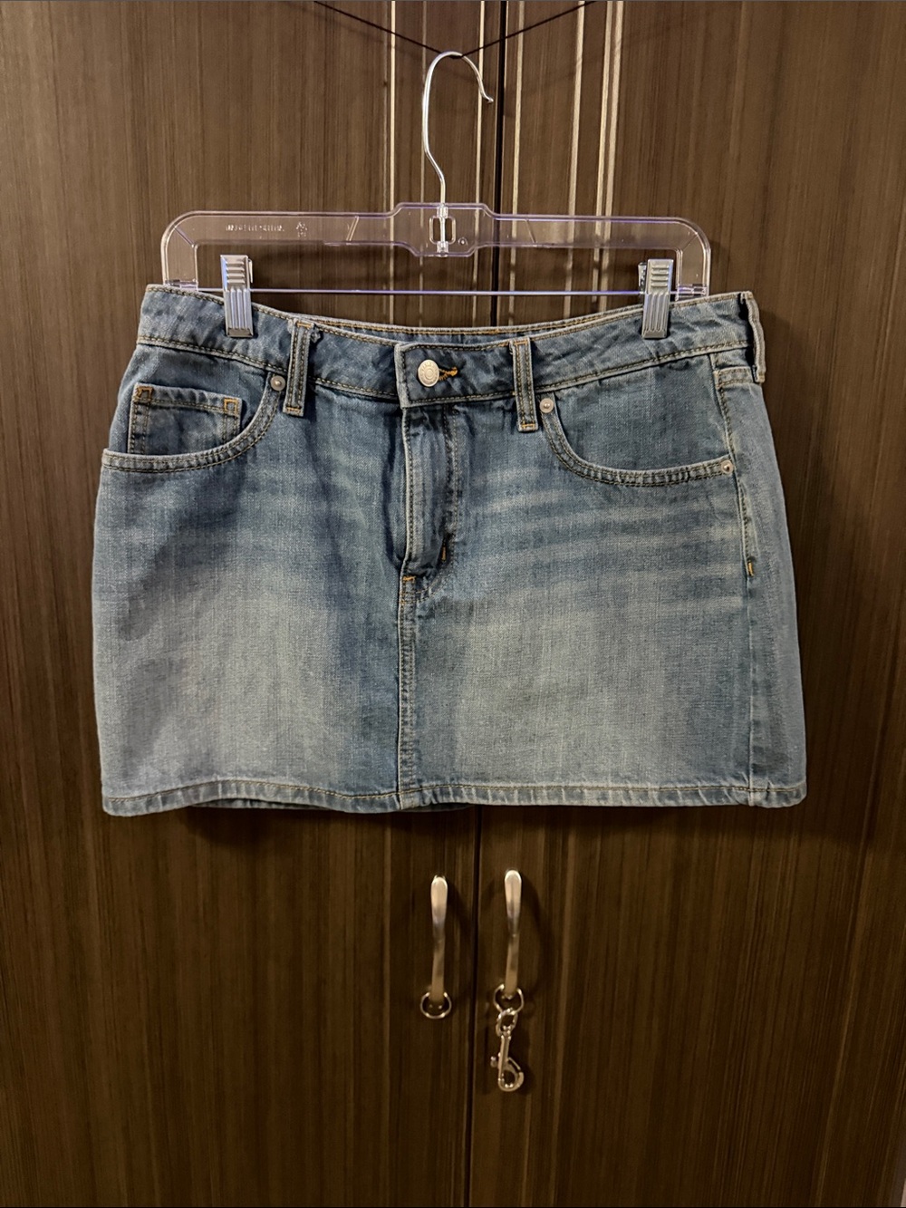 wild fable Light Blue Denim Mini Skirt
